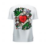 Camiseta Old School tattoo Blanca