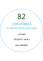COLOMBIA SUPREMO DESCAFEINADO.