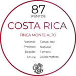 Café de especialidad Costa Rica - Finca Monte Alto - Imagen 3