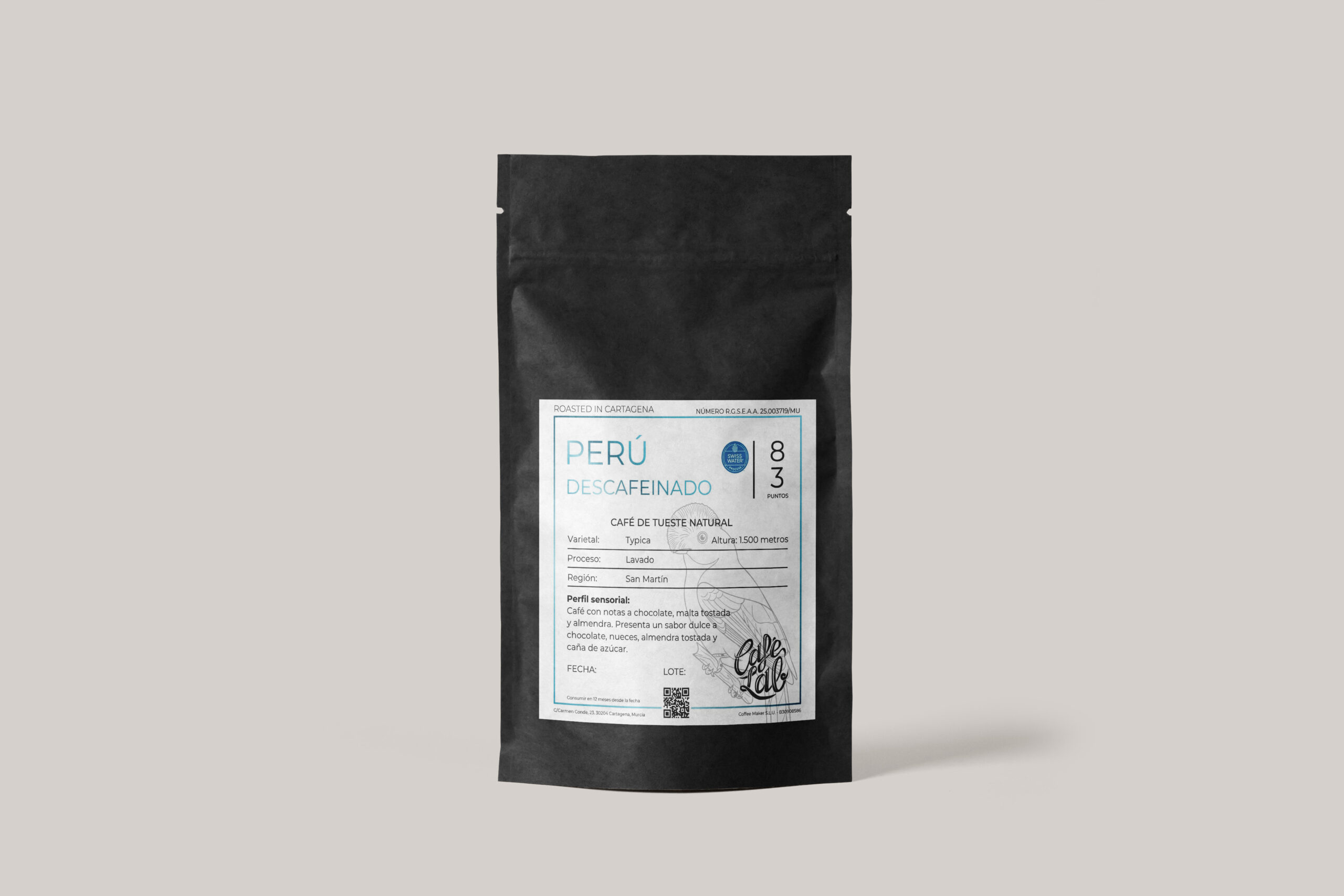 DOYPACK PERÚ Café de especialidad Perú descafeinado - Imagen 1